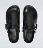 Loewe Ease Buckle leather clogs