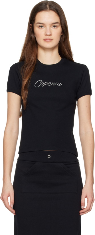 Photo: Coperni Black Baby Crystal T-shirt