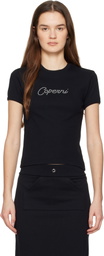 Coperni Black Baby Crystal T-shirt