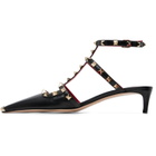 Valentino Garavani Black Rockstud Court Heels