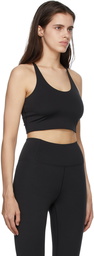 Girlfriend Collective Black Cleo Sports Bra