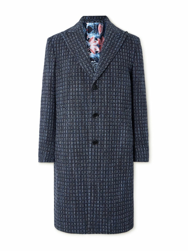 Photo: Etro - Soho Wool Overcoat - Blue