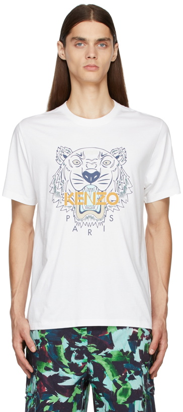 Photo: Kenzo White Tiger Classic T-Shirt
