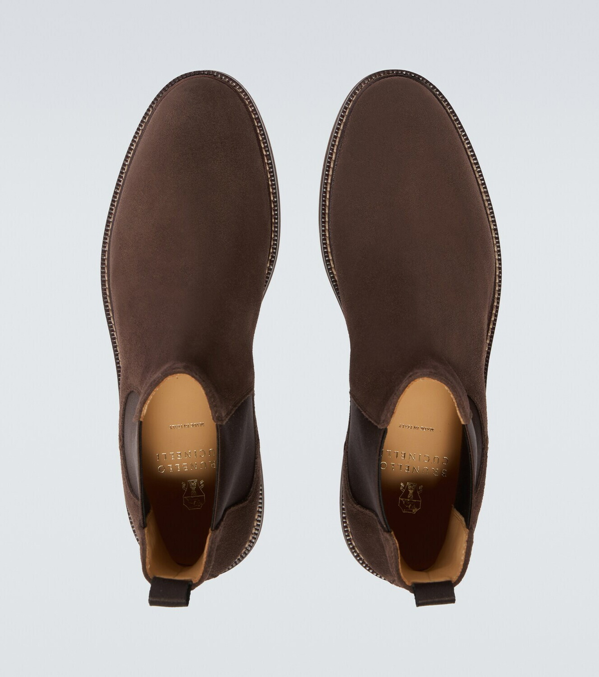 Brunello Cucinelli Suede Chelsea boots