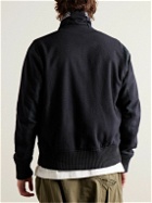 Greg Lauren - Sailor Striped Wool and Cotton-Blend Twill Track Jacket - Blue