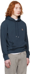 Maison Kitsuné Navy Chillax Patch Regular Hoodie