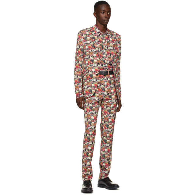 Paul Smith 50th Anniversary Multicolor Floral Blazer Paul & Shark