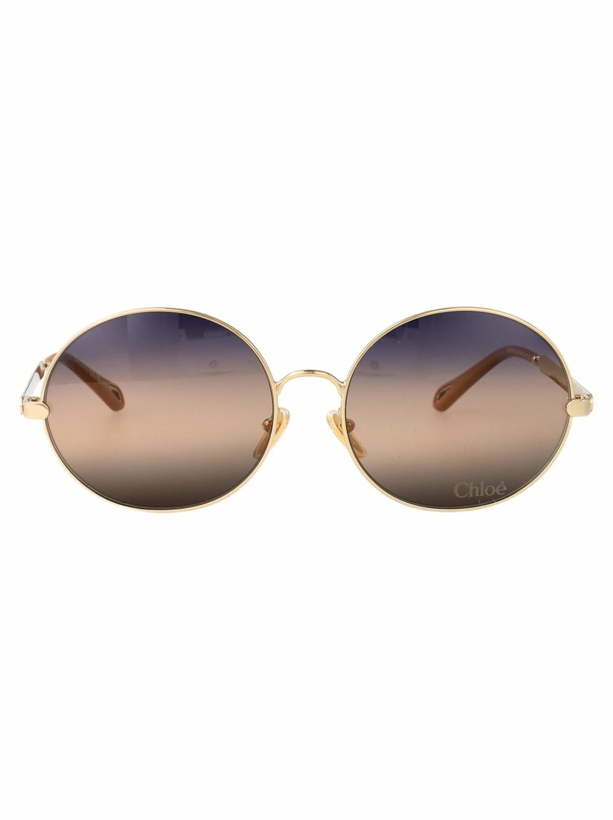 Chloé Gold & Pink Aviator Sunglasses Chloe