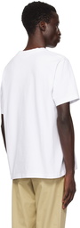 Maison Kitsuné White Handwriting T-Shirt