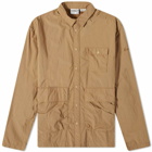 Gramicci Men's Light Nylon Utility Overshirt in Chino