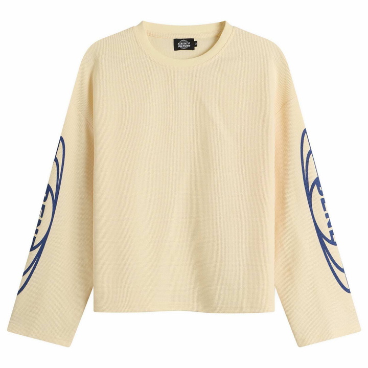 Photo: Bene Culture Worldwide Thermal Long Sleeve T-Shirt in Cream