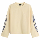 Bene Culture Worldwide Thermal Long Sleeve T-Shirt in Cream