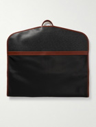 Mulberry - Heritage Leather-Trimmed Scotchgrain and Recycled-Nylon Suit Carrier