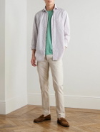 Sid Mashburn - Field Slim-Fit Tapered Garment-Dyed Cotton-Twill Trousers - Gray