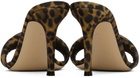 Gianvito Rossi Brown Bijoux 85 Mules