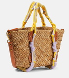 Zimmermann Small macramé-trimmed basket bag