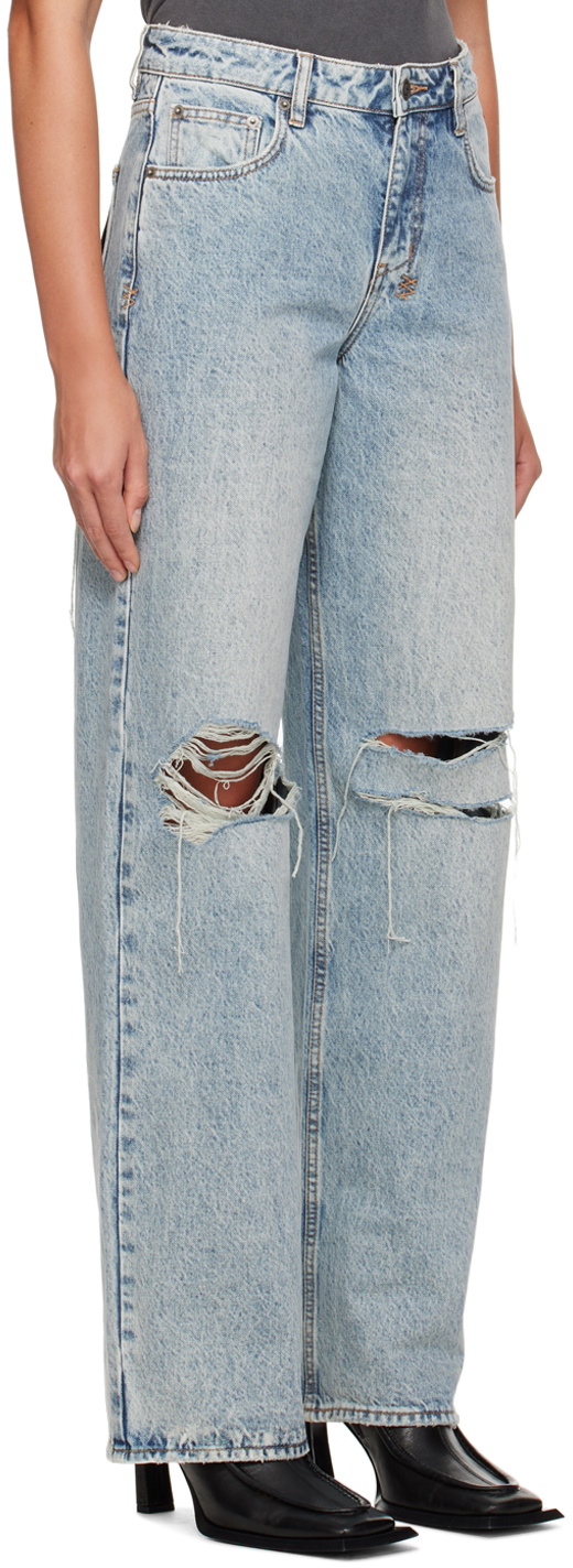 【関税込み】Ksubi ブルー Low Rider ジーンズ Low Rider Low Rise Jeans Heritage - Blue Denim | Ksubi ++