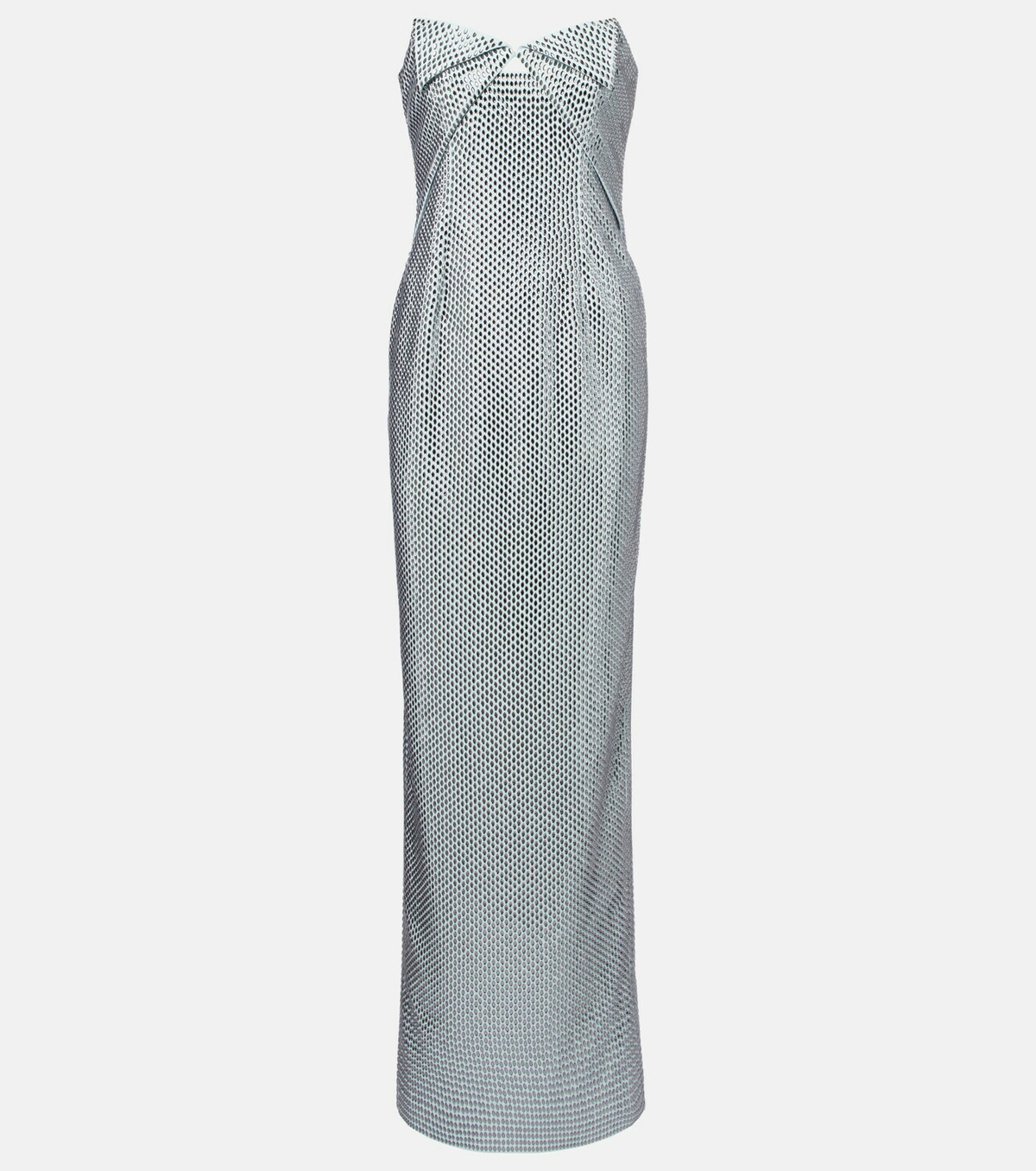 Roland Mouret Origami diamanté corset gown