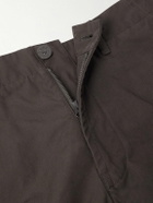 Stone Island - Ghost Straight-Leg Logo-Appliquéd Cotton Cargo Trousers - Brown