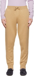 Ralph Lauren Purple Label Tan Cotton Lounge Pants