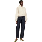 JACQUEMUS Beige 'The Gros Grain' Zipped-Rollneck Sweatshirt