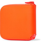 Acne Studios - Kei Logo-Print Leather Zip-Around Wallet - Orange