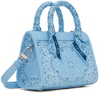AMIRI Blue Bandana Micro Triangle Bag
