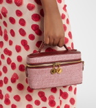 Stella McCartney Falabella raffia-effect vanity bag