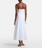 Staud Margi cotton poplin maxi dress
