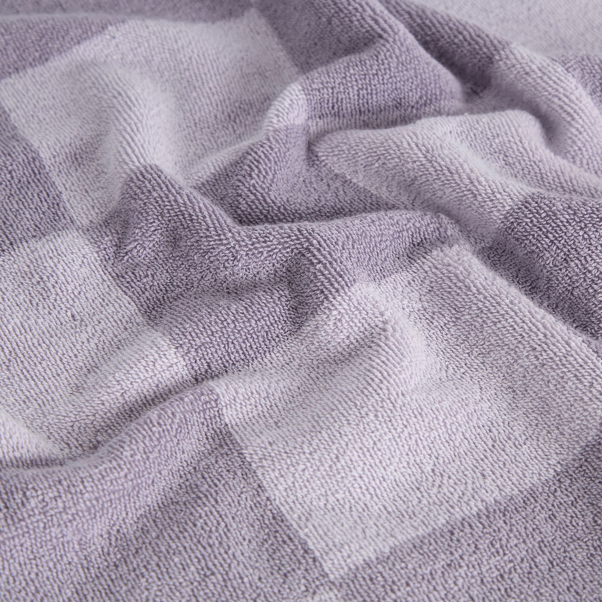 HAY Check Hand Towel in Lavender 