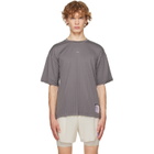 Satisfy Gray AuraLite Pleated Running T‑shirt