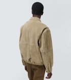 The Row Ronan suede blouson jacket