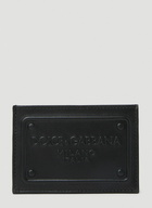 Logo Embossed Cardholder in Black