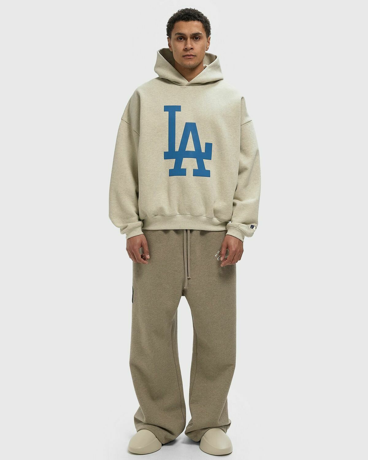 Fear of God Essentials DODGERS SPORT HOODIE Grey Mens Hoody Fear Of God ...