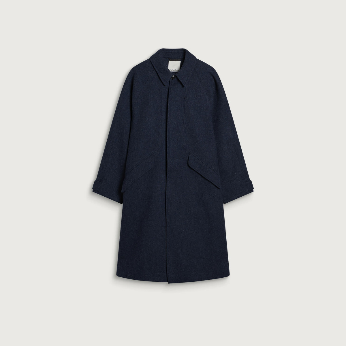 YMC Women's Tyrell Wool Trench Coat - END. Exclusive in Navy