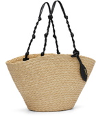 Jil Sander Beige Small Tangle Bucket Tote