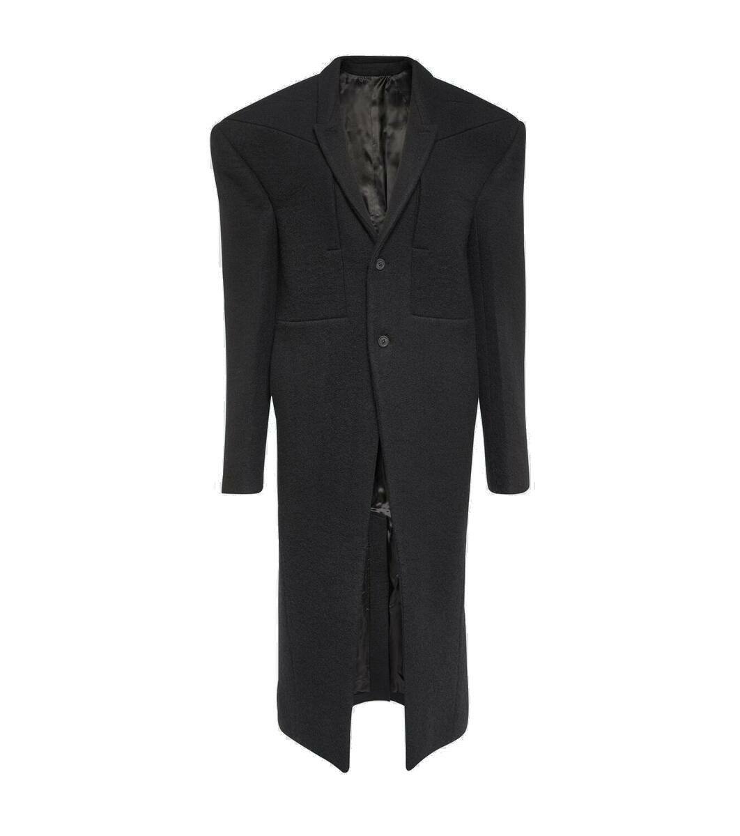 Rick Owens Luxor Tatlin virgin wool coat Rick Owens