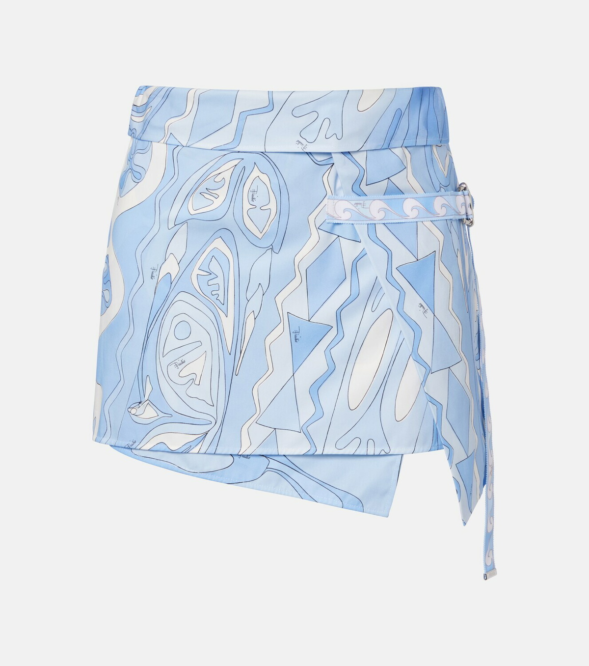 Pucci Angoli cotton wrap skirt