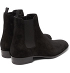 Saint Laurent - Suede Chelsea Boots - Men - Black