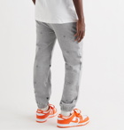 Billionaire Boys Club - Heart & Mind Tapered Logo-Appliquéd Embroidered Cotton-Jersey Sweatpants - Gray