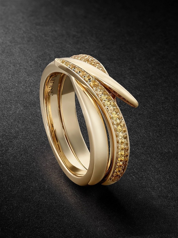Photo: Shaun Leane - Set of Two 18-Karat Gold Sapphire Rings - Gold