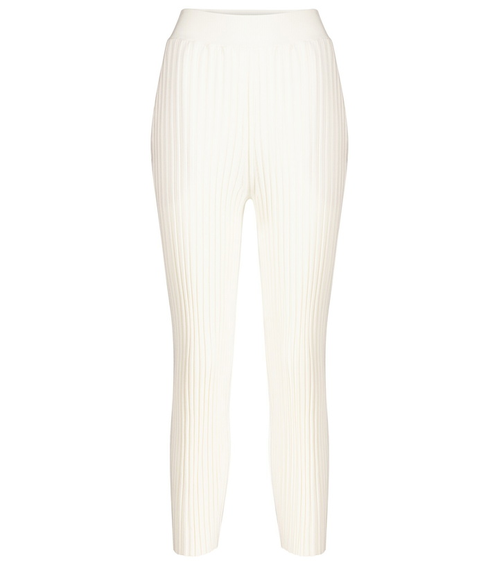 Photo: Stella McCartney - Ribbed wool-blend straight pants