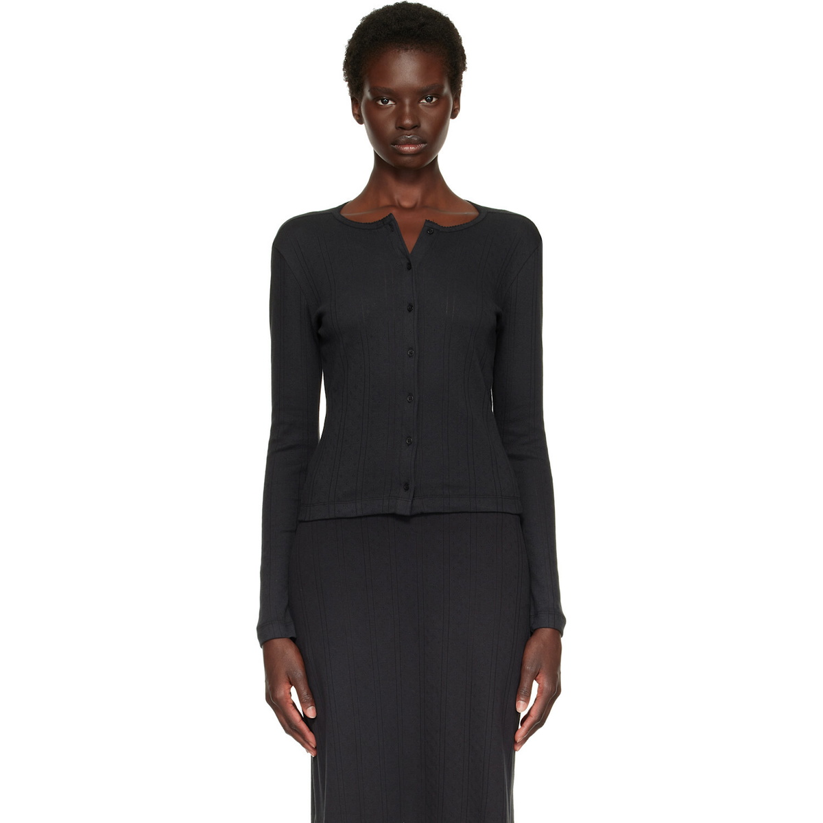 Cou Cou Black 'The Cardigan' Cardigan