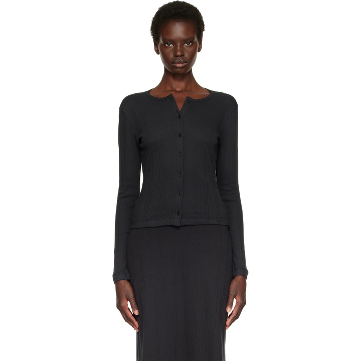 Photo: Cou Cou Black 'The Cardigan' Cardigan