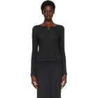 Cou Cou Black 'The Cardigan' Cardigan