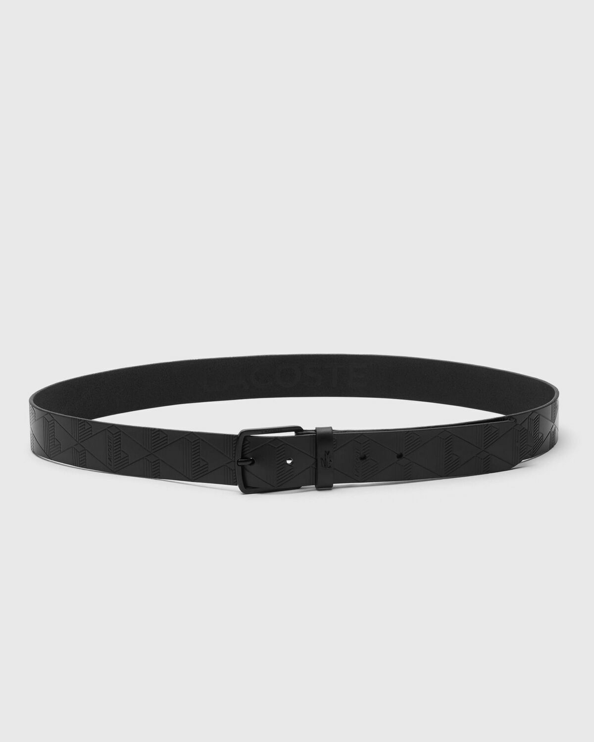 Lacoste 35 EMBOSSED MONOGRAM Black Mens Keychain