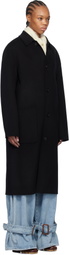 MACKAGE Black Beckett Handmade Wool Coat