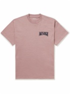 Carhartt WIP - Aces Logo-Embroidered Printed Organic Cotton-Jersey T-Shirt - Pink