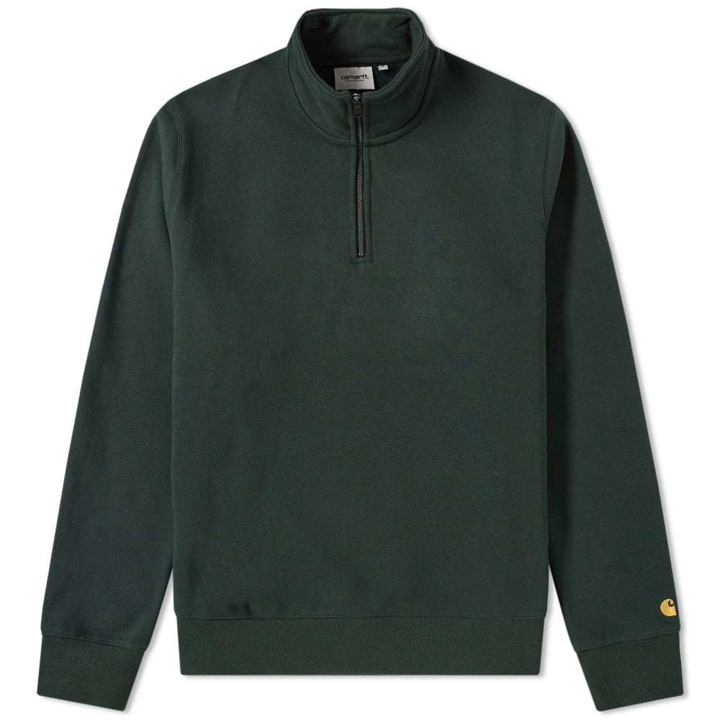 Photo: Carhartt Chase High Neck Sweat Green