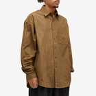 Merely Made Men's Natural Dye Overshirt in Walnut